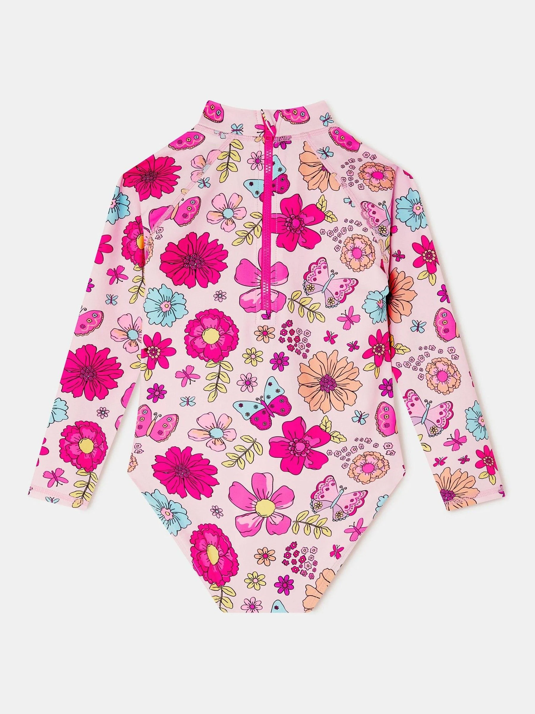 Angels By Accessorize - Retro Bloom badpak met lange mouwen voor meisjes
