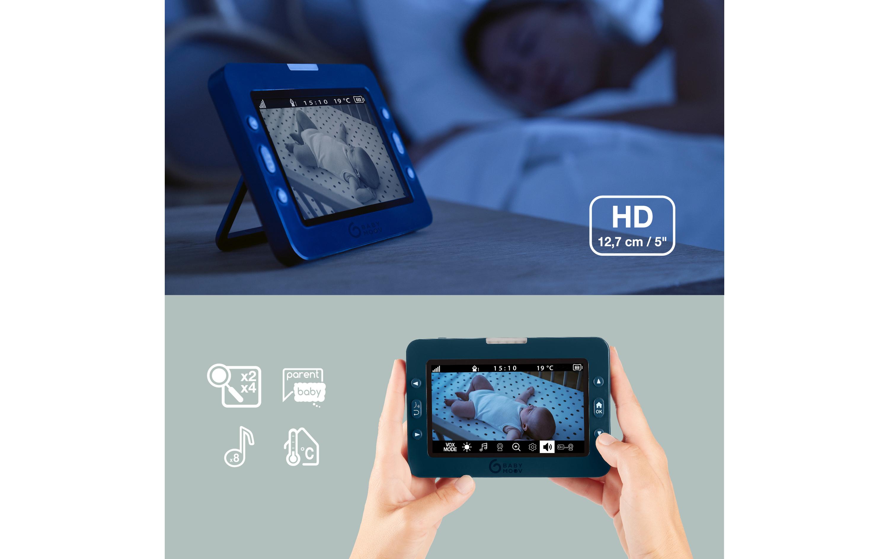 Babyphone Video YOO MASTER PLUS HD<br>Babyphone mit grossem 5