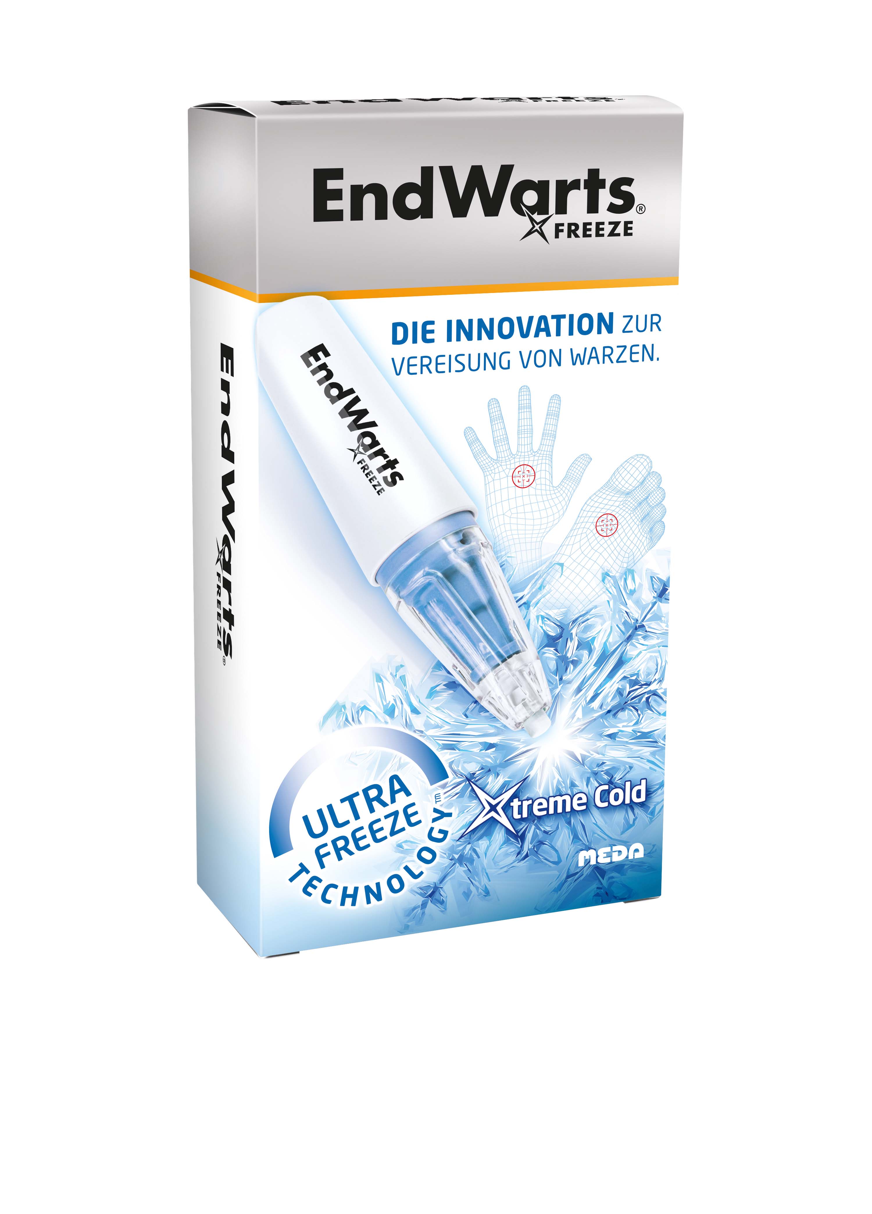 ENDWARTS Freeze<br>7.5 g, Spray zur Anwendung auf der Haut, Lösung