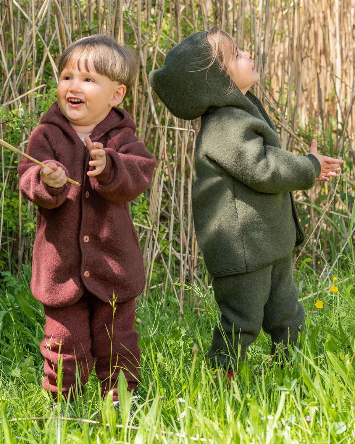 Ulljakke i tykk Ullfleece – 100% Merino