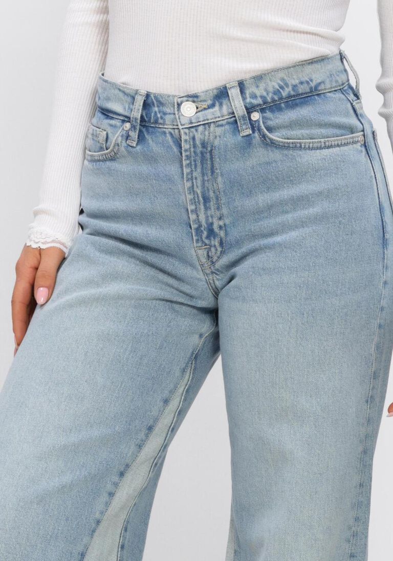 blauwe 7 for all mankind wide jeans panel lotta saebreeze