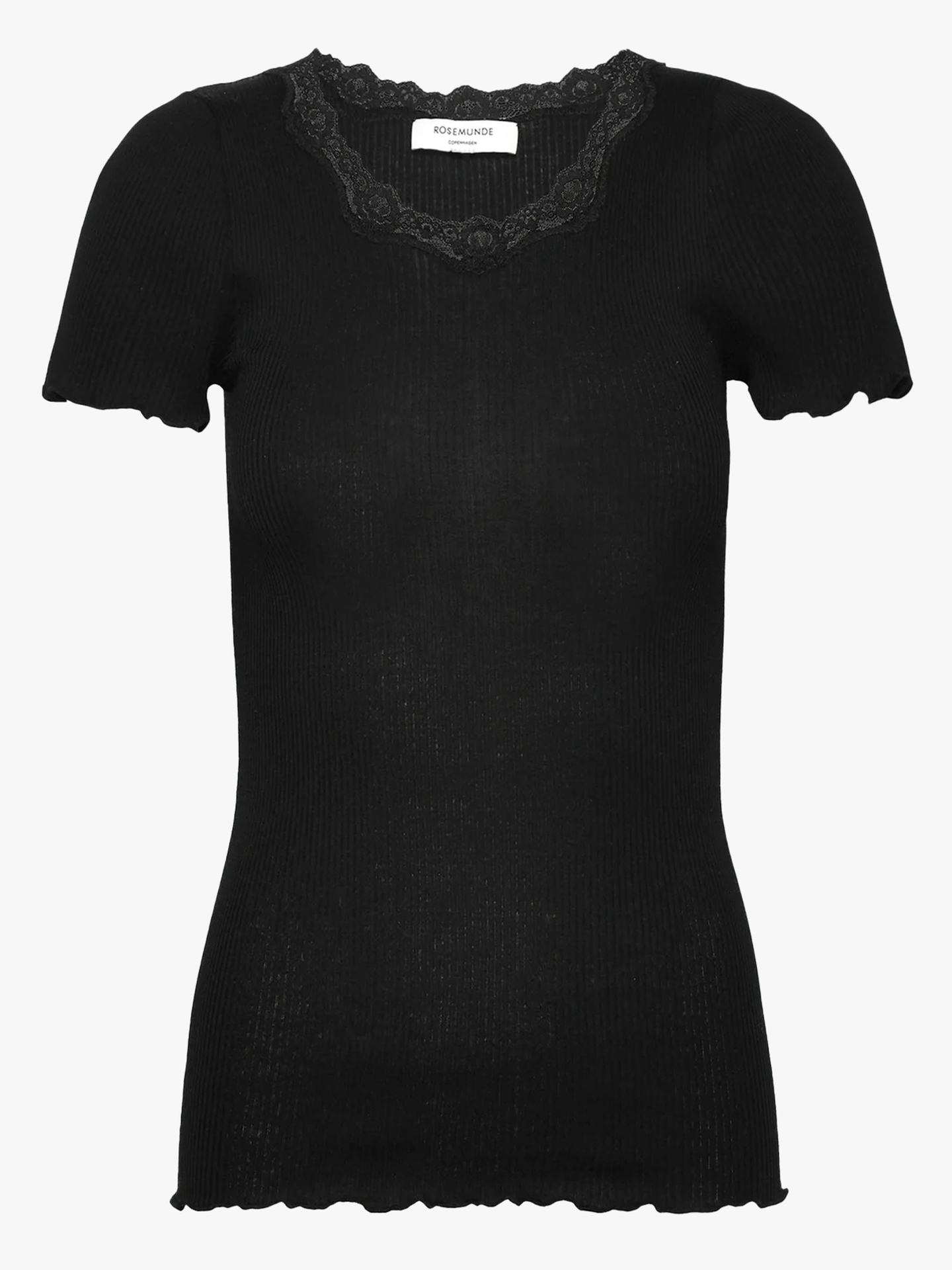 Beatha Short Sleeve Regular O-Neck Lace T-Shirt