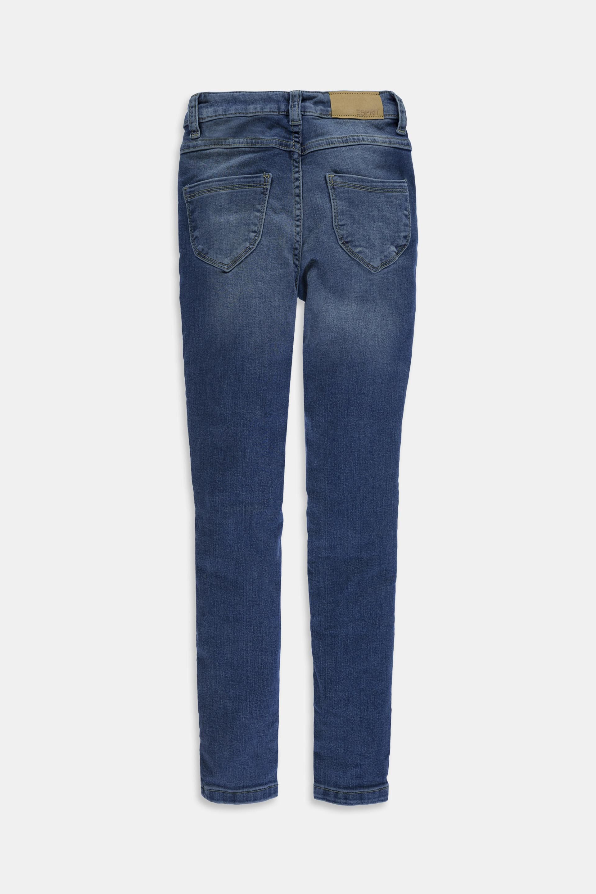Jean stretch réglable en largeur à taille ajustable