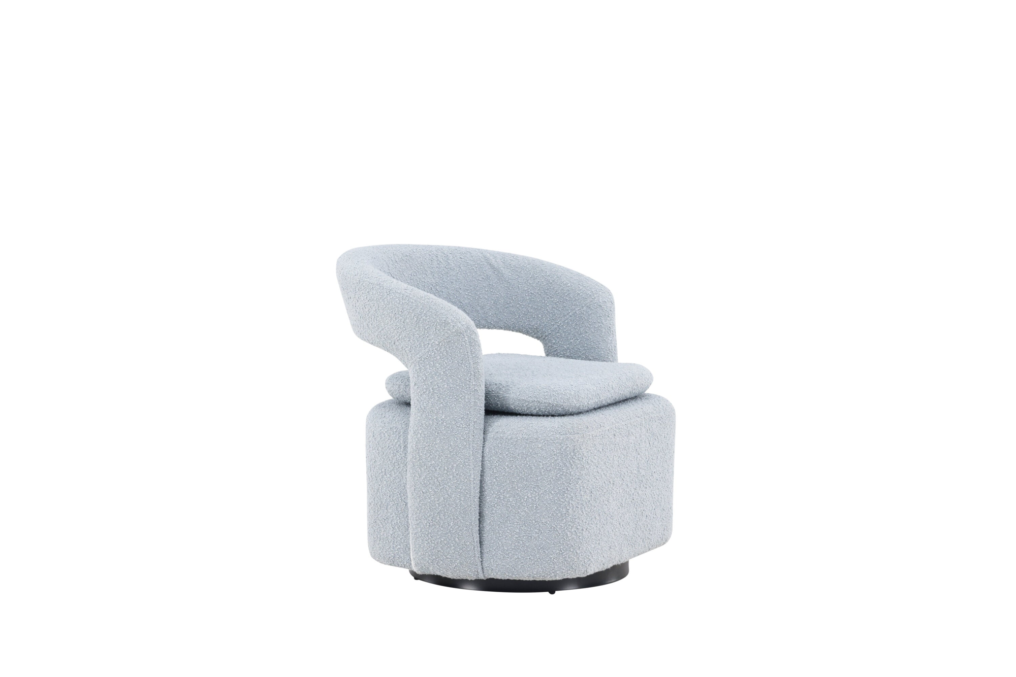 Akando Fauteuil - Licht blauw bouclé