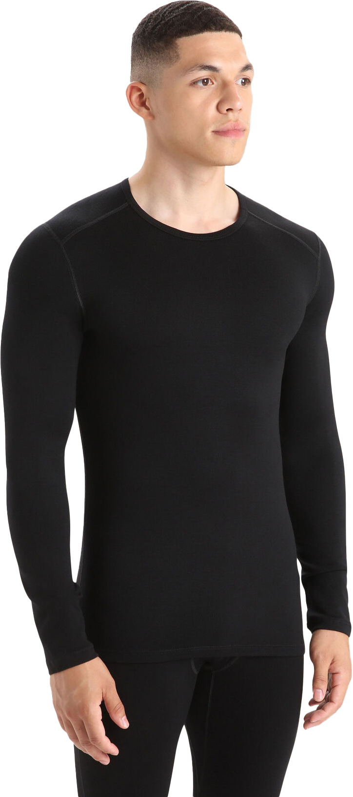 Merino 260 Tech LS Crewe Herre Black