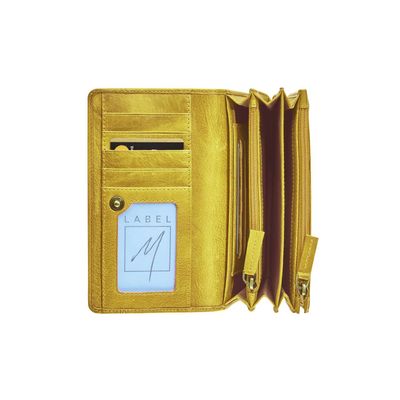 Porte-monnaie accordéon Savannah - ocre - label M