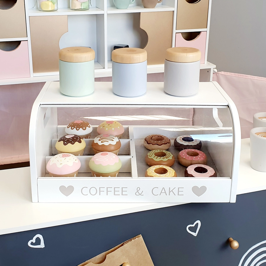 MUSTERKIND® Coffee und Cake Box Vanilla, weißmehrfarbig