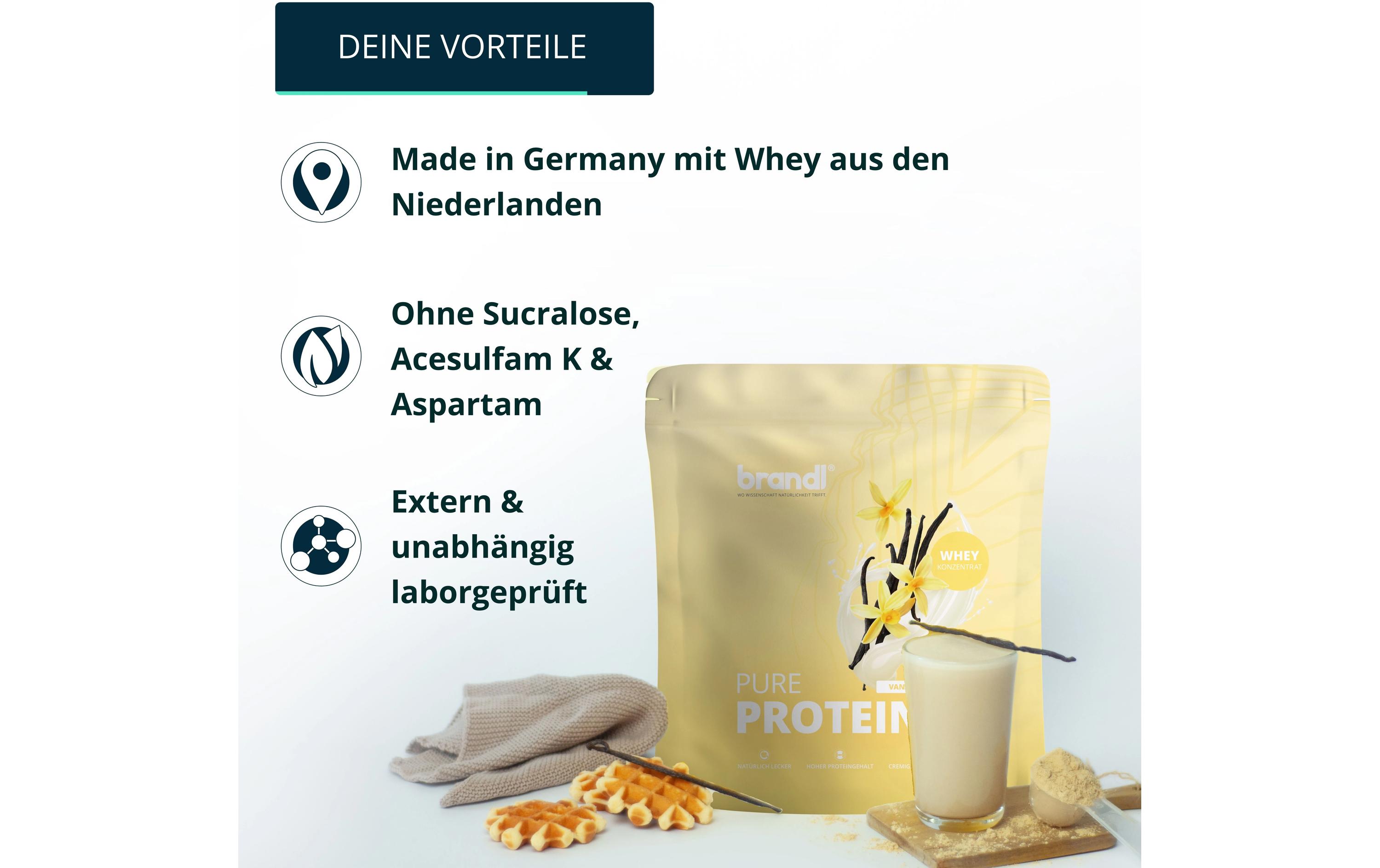 Pulver Pure Protein 2.0 Whey Vanille 1000 gProteinpulver