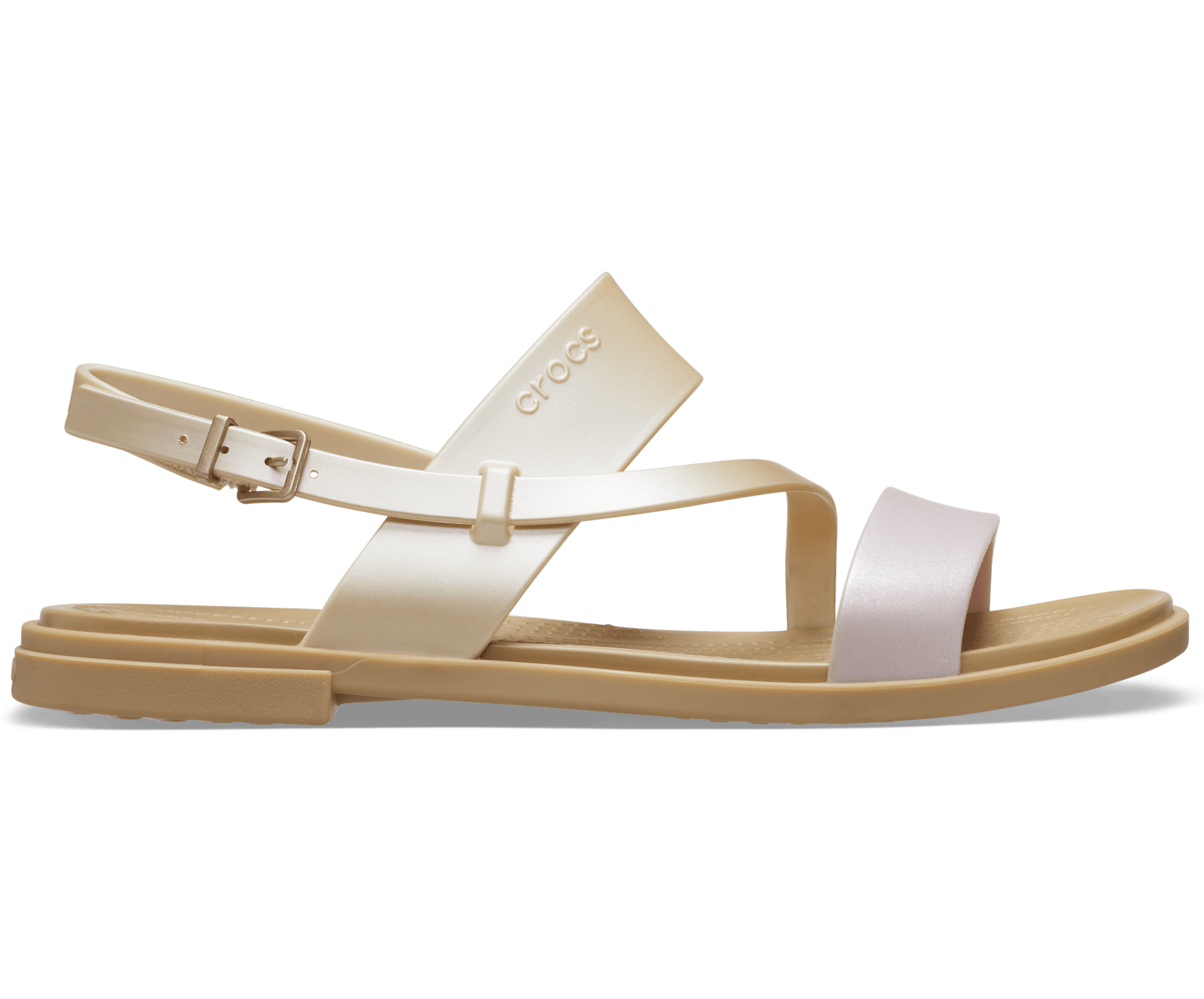 Crocs Tulum Shimmer Strappy Sandal W