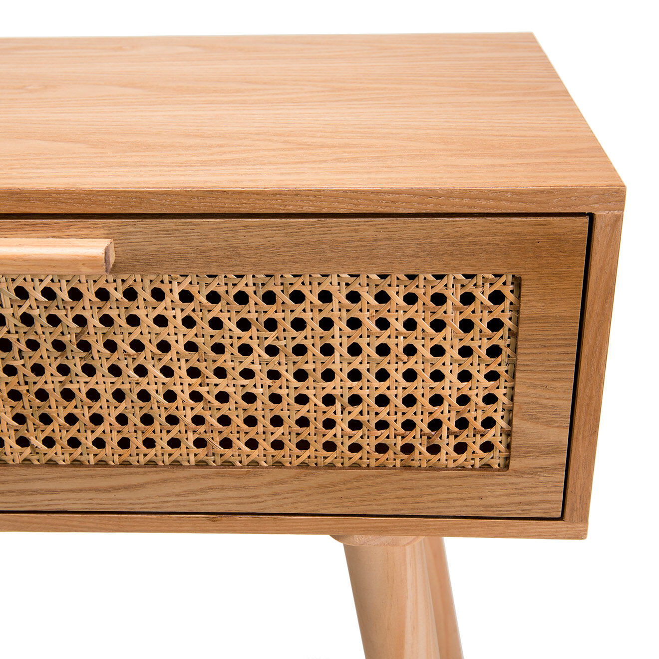 Macabane Console Rodrigo 2 Tiroirs Bois Clair - 110x33x81.5 cm