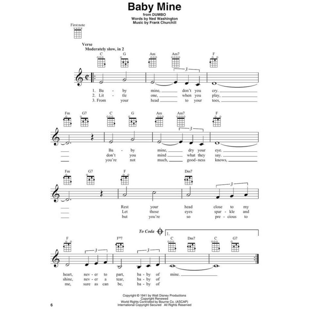 Hal Leonard First 50 Disney Songs You Should Play on Ukulele