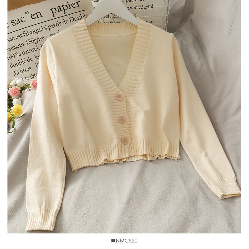 Lemongrass - Cropped Cardigan