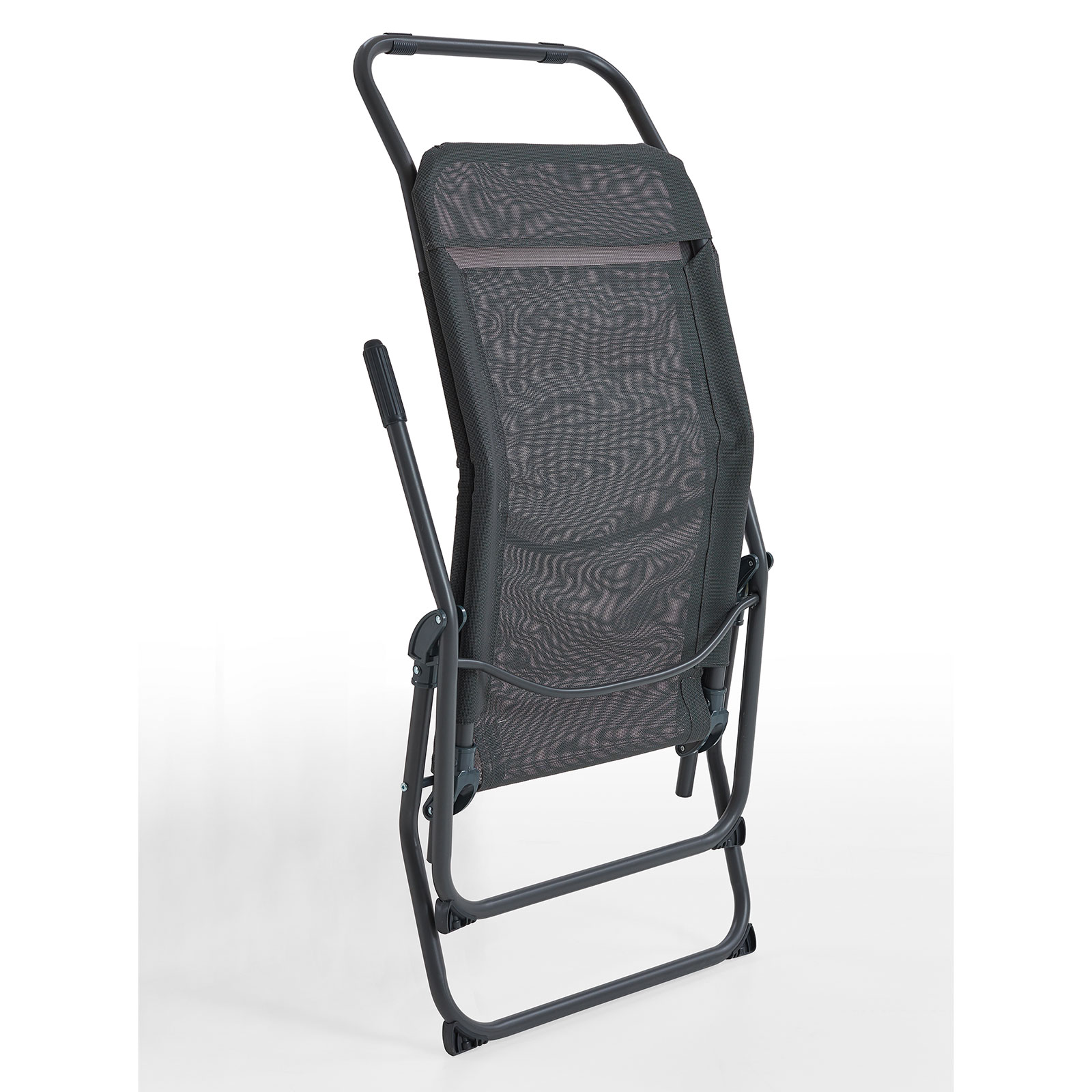 Strandliege - anthrazit - klappbar - 143 cm