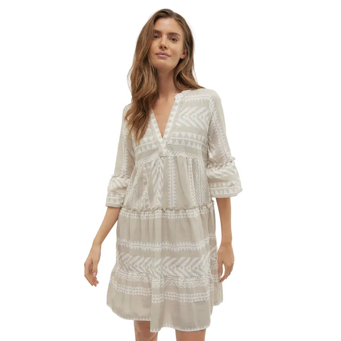 Vero Moda Dicthe 3/4 Woven Jurk Dames