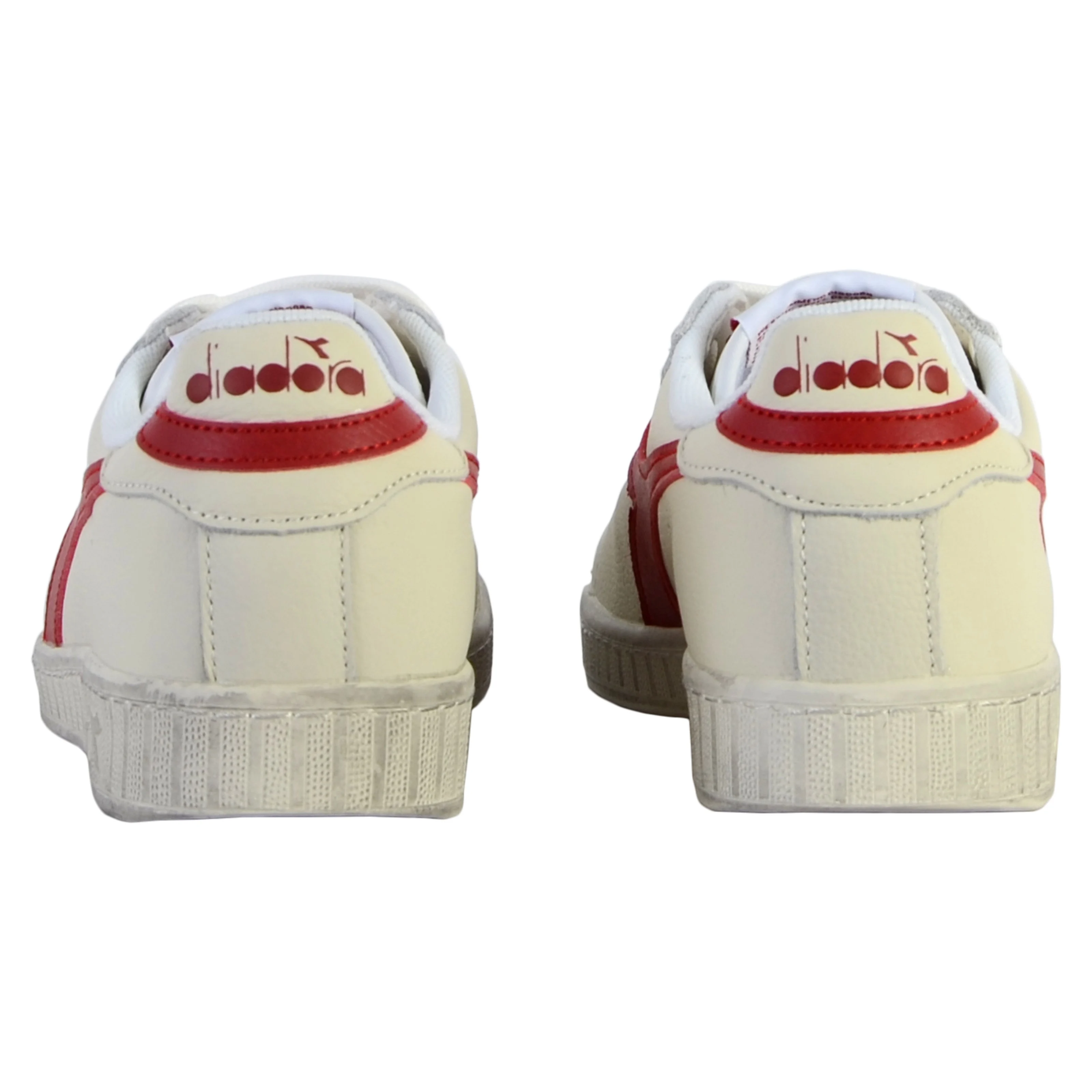 Basket cuirgame l low waxed unisex | Blanc