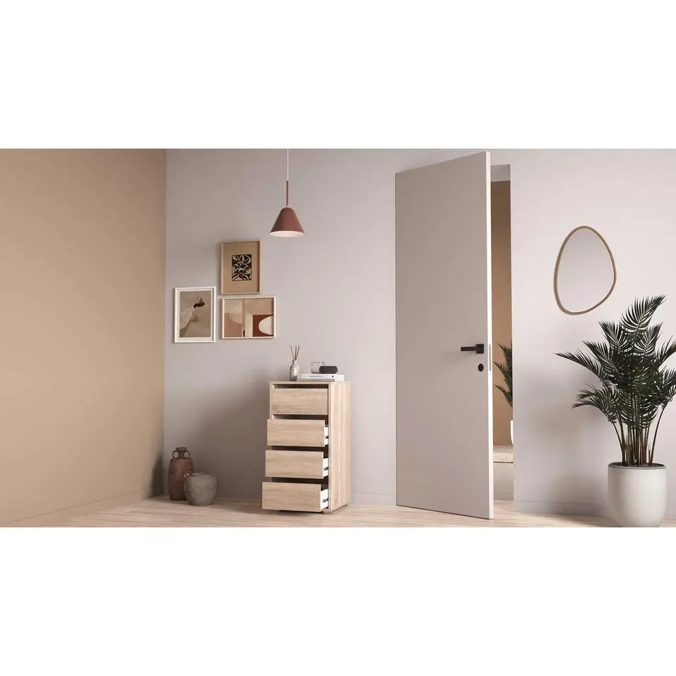 Ladekast Blokty - 40x40x76cm - 4 lades - eikdecor