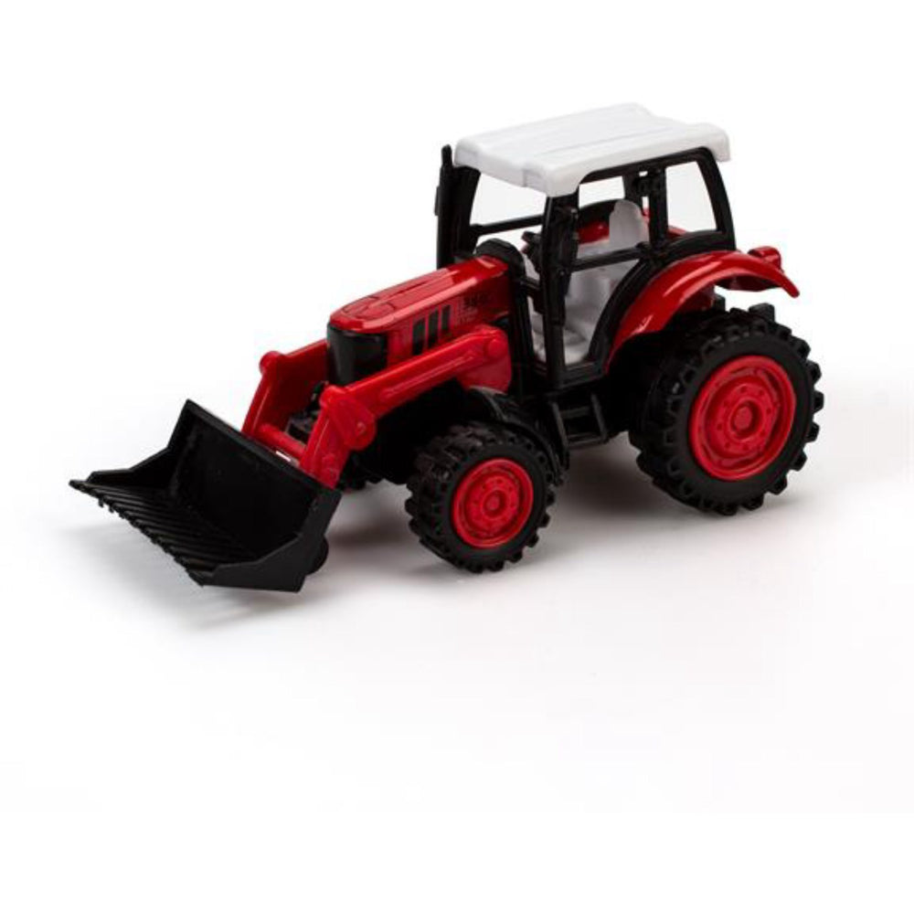 Køb Magni Traktor med Frontlæsser Rød