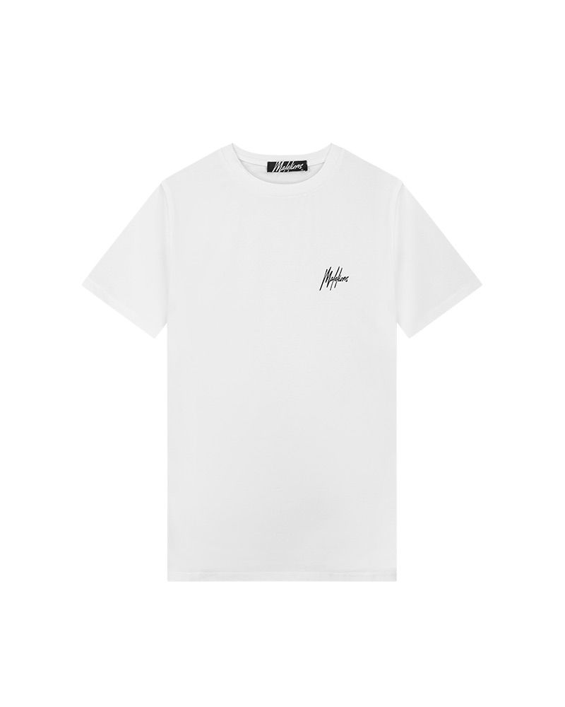 Malelions T-Shirt 2-Pack Heren Wit