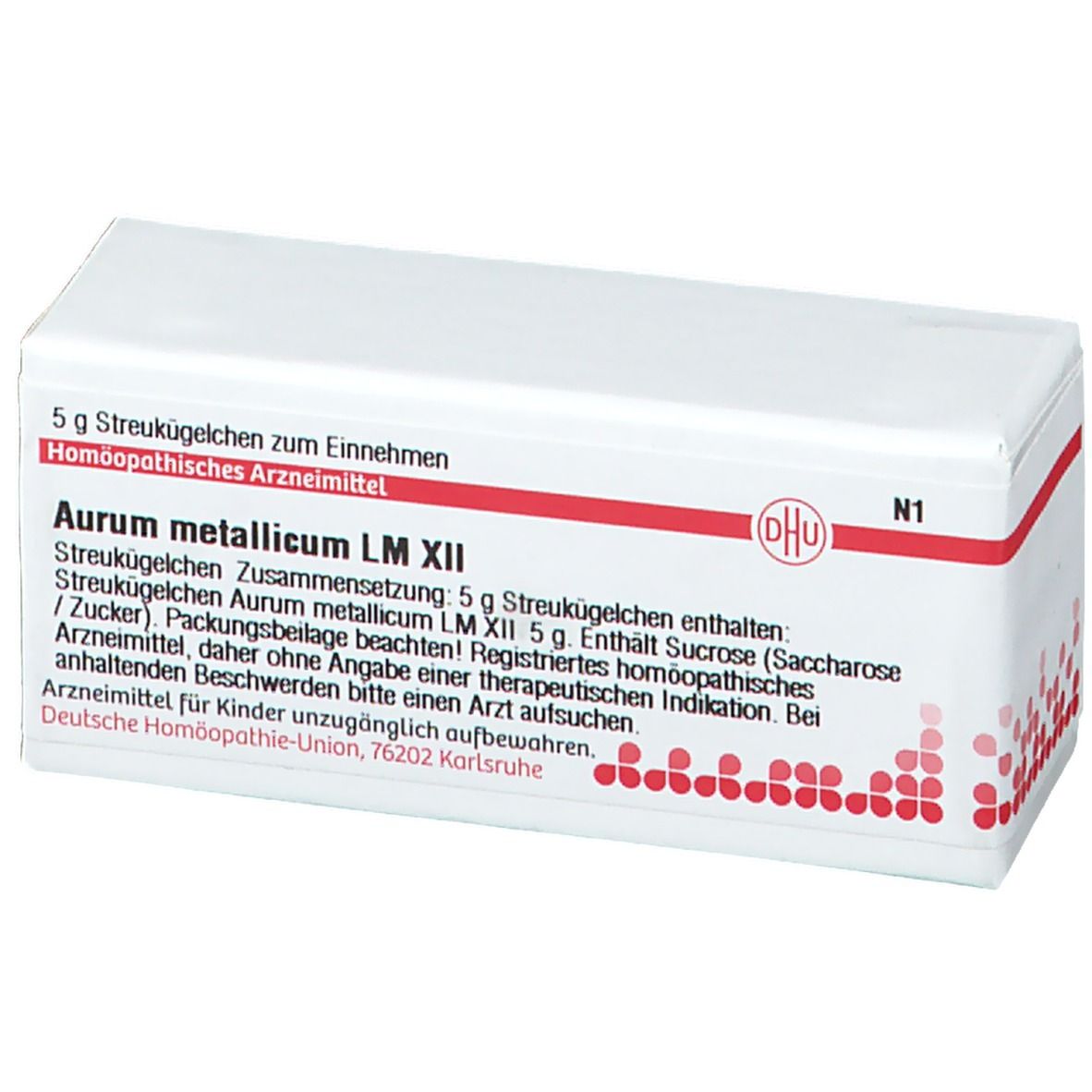 DHU Aurum Metallicum LM XII