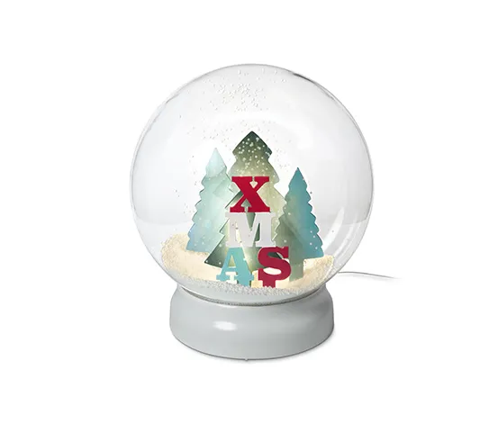 LED-Outdoor-Schneekugel