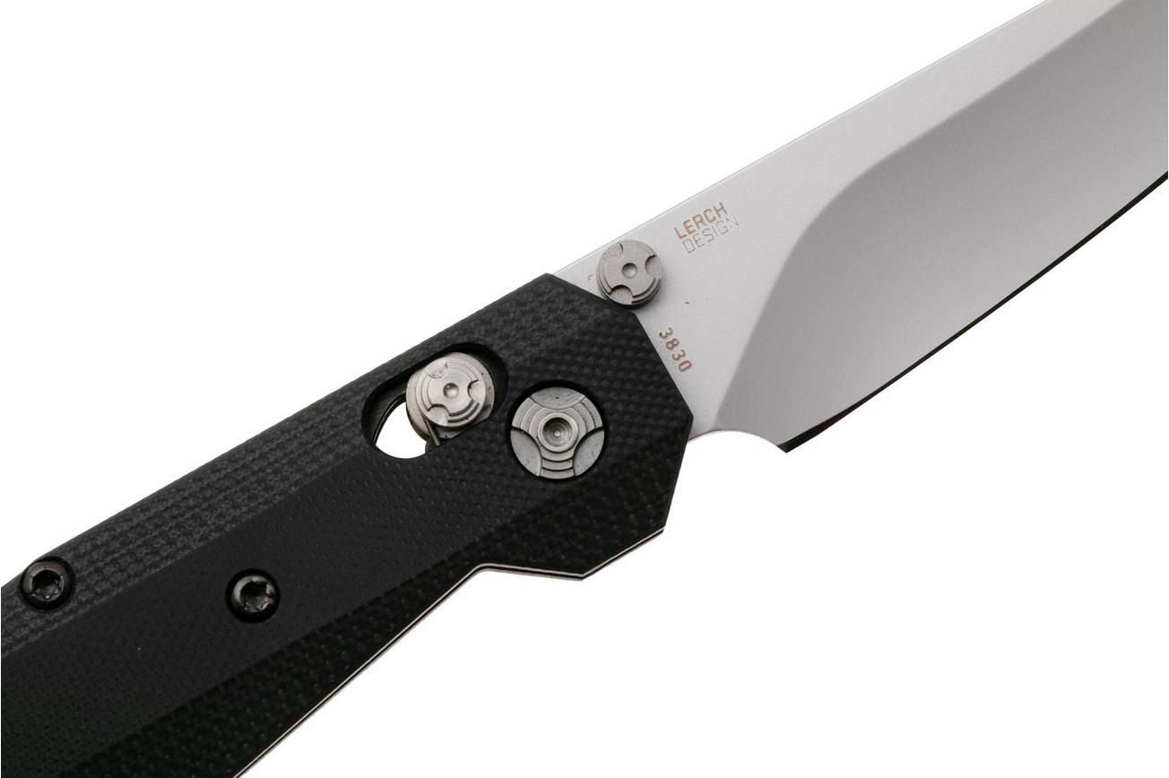 CRKT LCBK 3830 Crossbar Lock, Black G10 zakmes, Matthew Lerch design