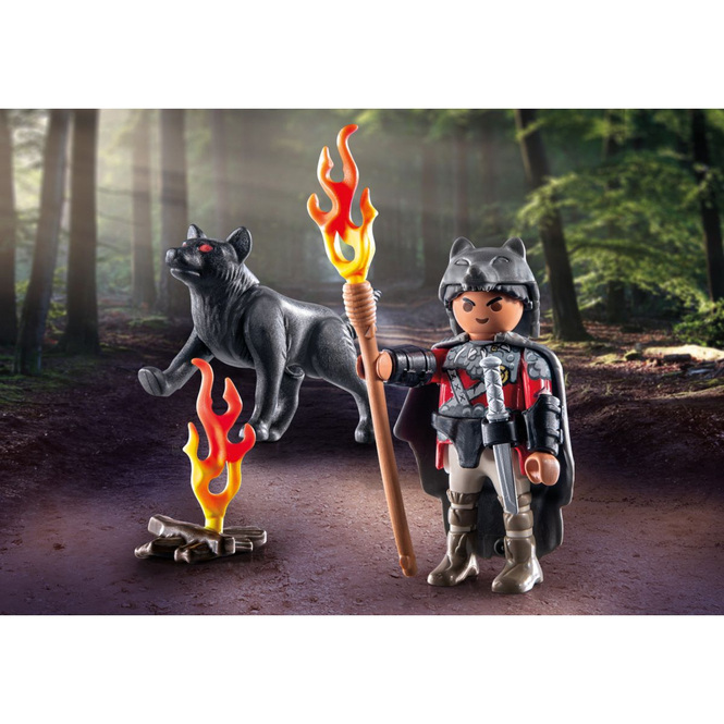 Playmobil® 71482- Krieger mit Wolf - Playmobil® Special Plus