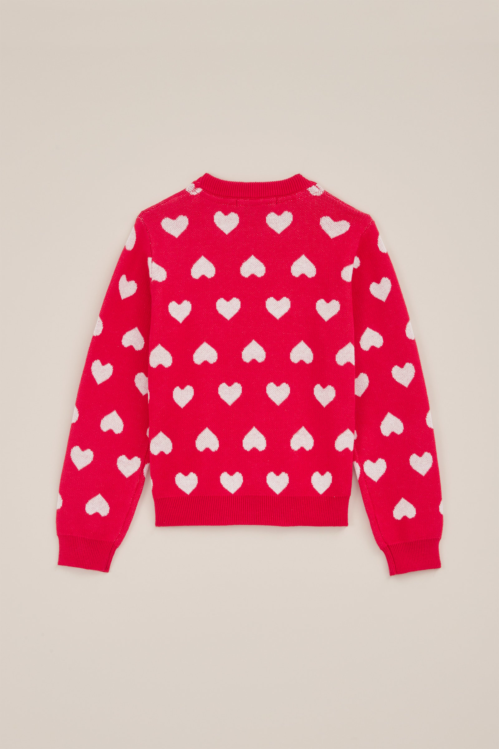 Meisjes trui met dessin WE Fashion Vuurrood