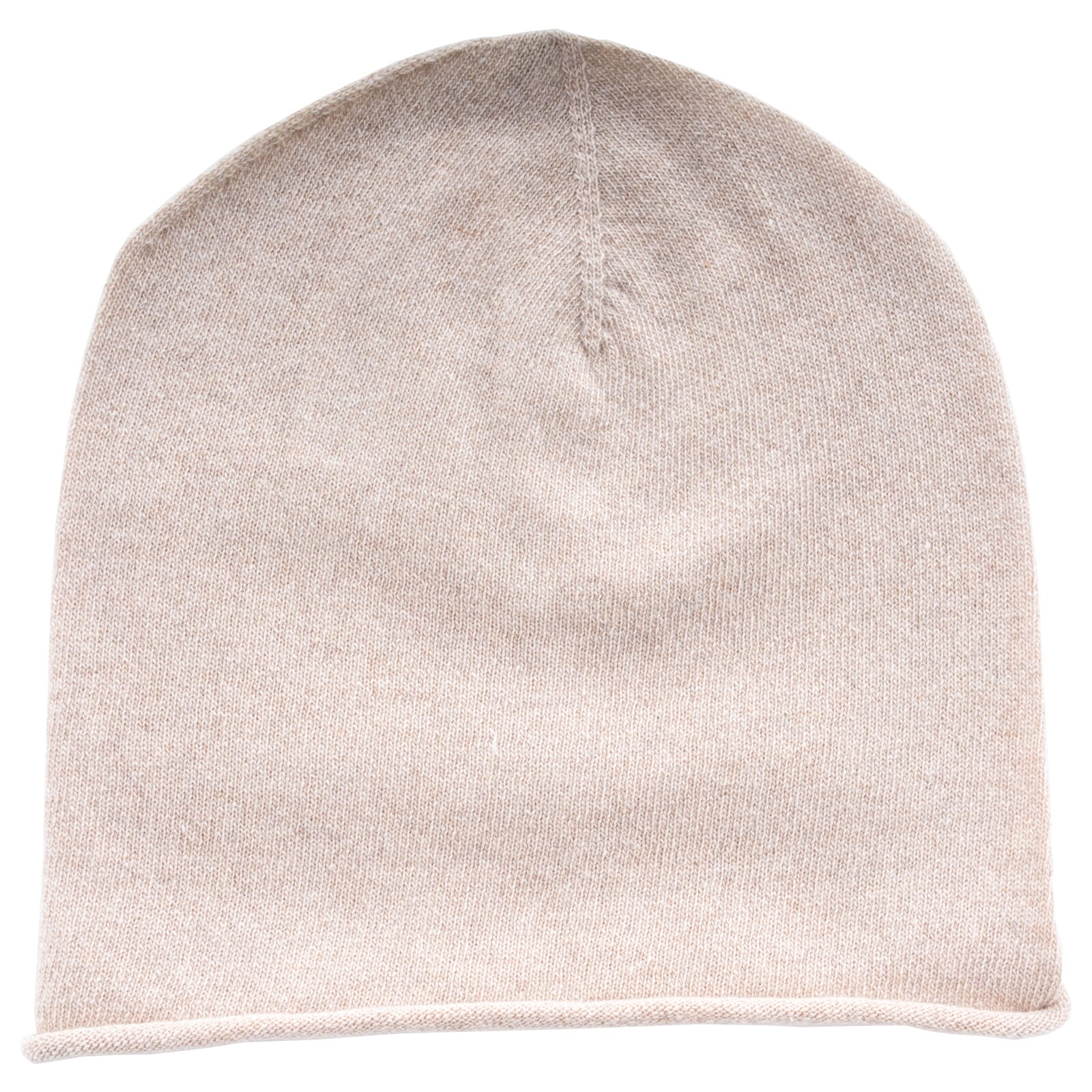 GOLDEN GOAT Strickmütze Arley Beanie Unisex Winter Mütze 100% Kaschmir Wolle Farbe: dove grey