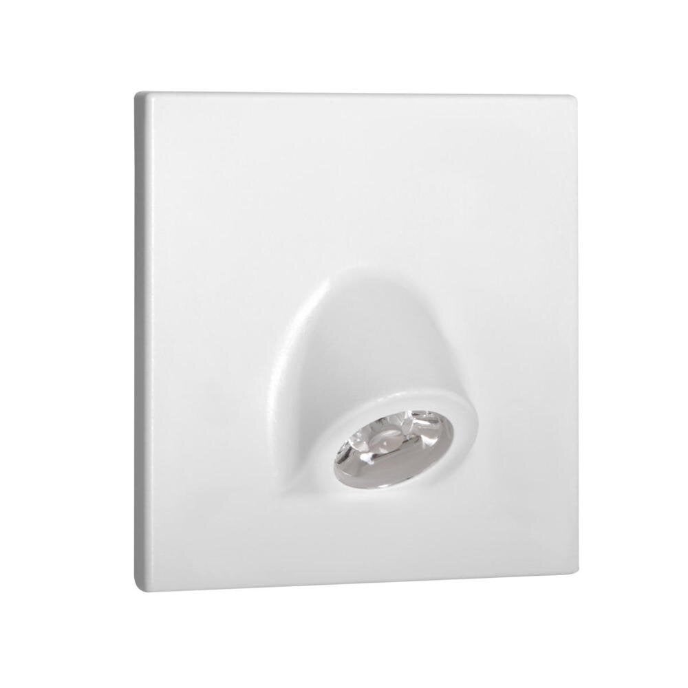 LED inbouw wandlamp Mefis in wit 0,7W 35lm