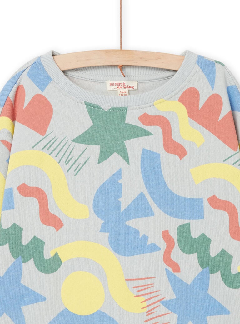 Sweat à imprimé géométrique - Mixte