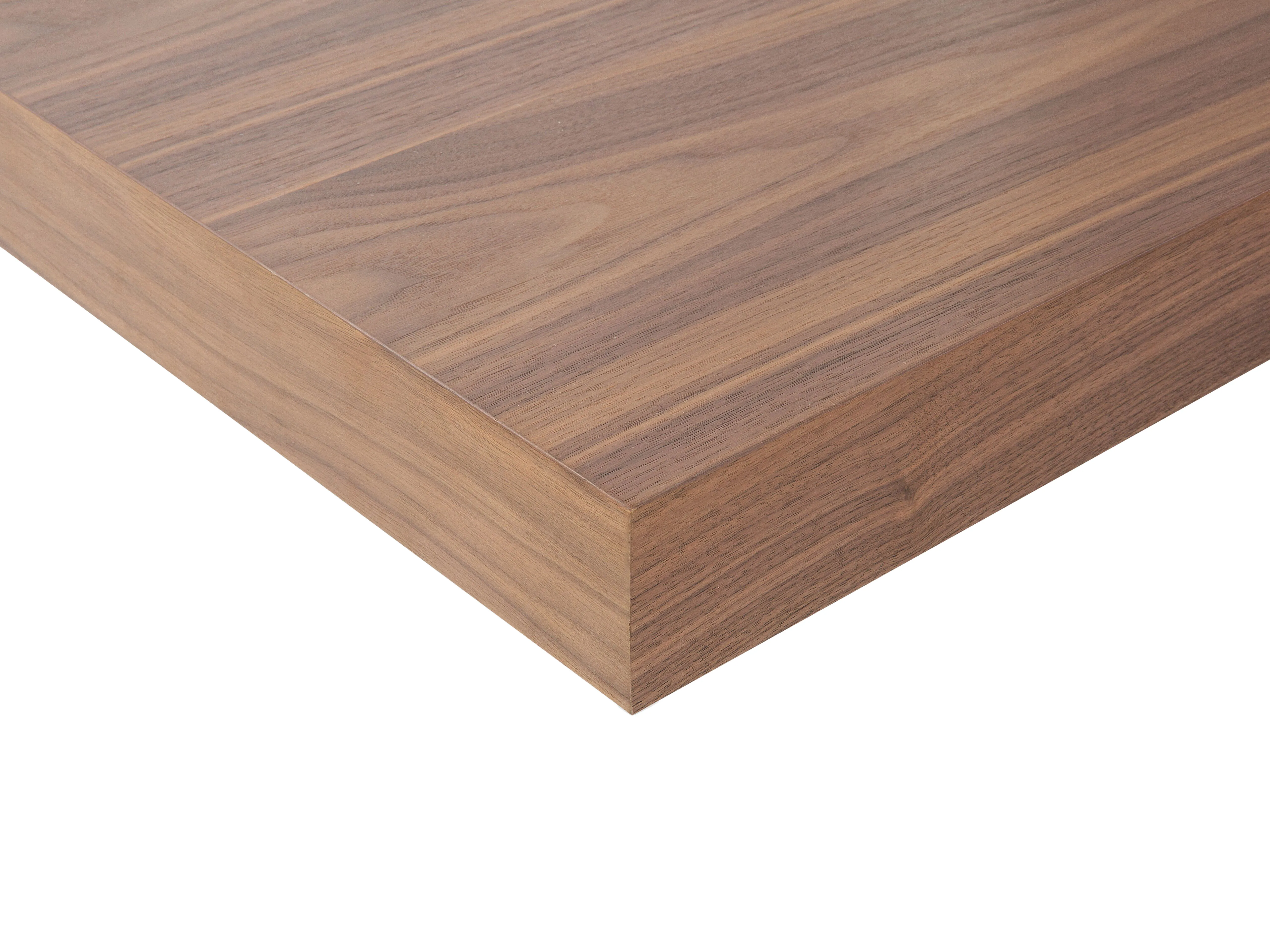 Bed met LED-verlichting ZEN 180 x 200 cm Bruin essenhout