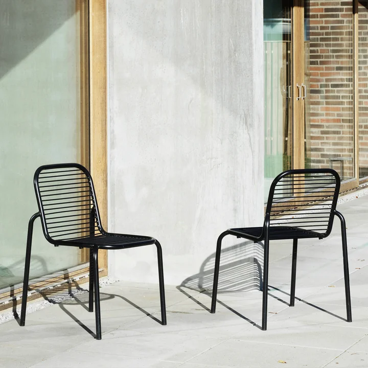 Normann Copenhagen - Vig Outdoor Stuhl, dunkelgrün