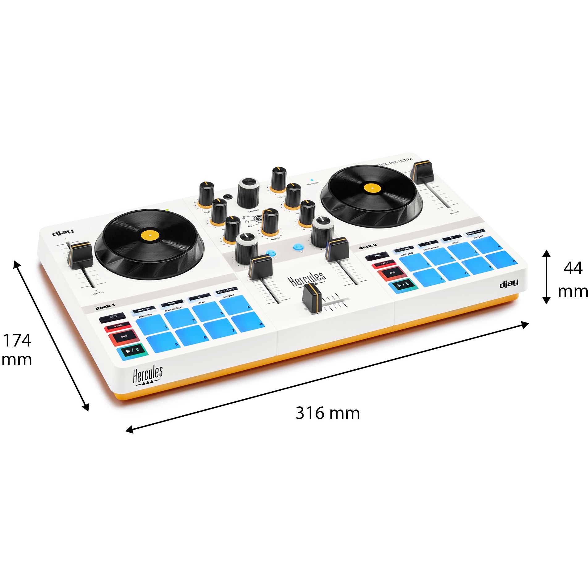 Hercules DJControl Mix Ultra mobiele DJ controller