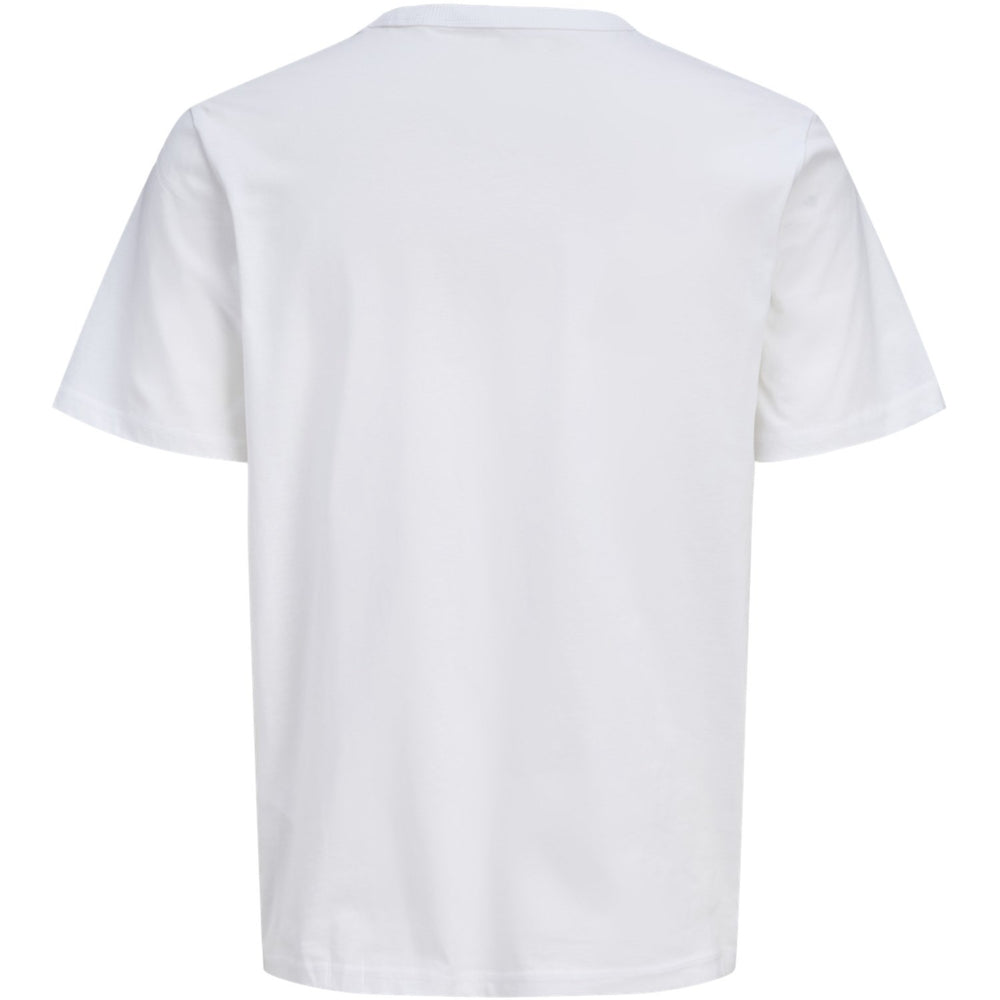 Køb Jack & Jones Junior Bright White Jjcollege Logo Tee Ss Crew Neck Jnr