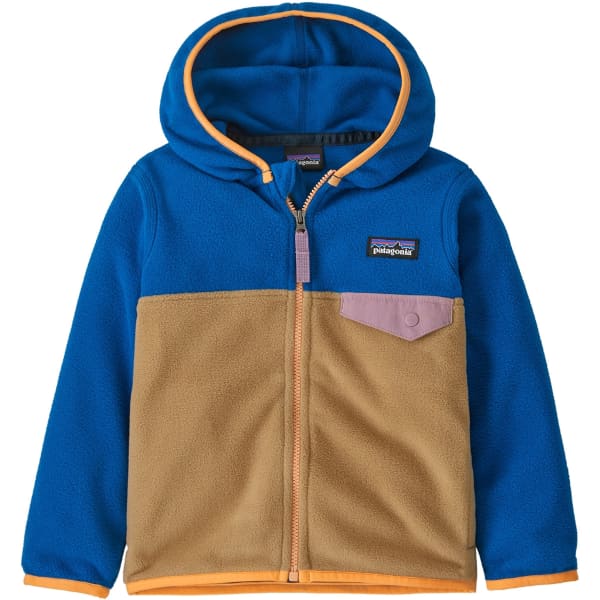 Sweat polaire PATAGONIA BABY MICRO D SNAP T JKT GRAYLING BROWN