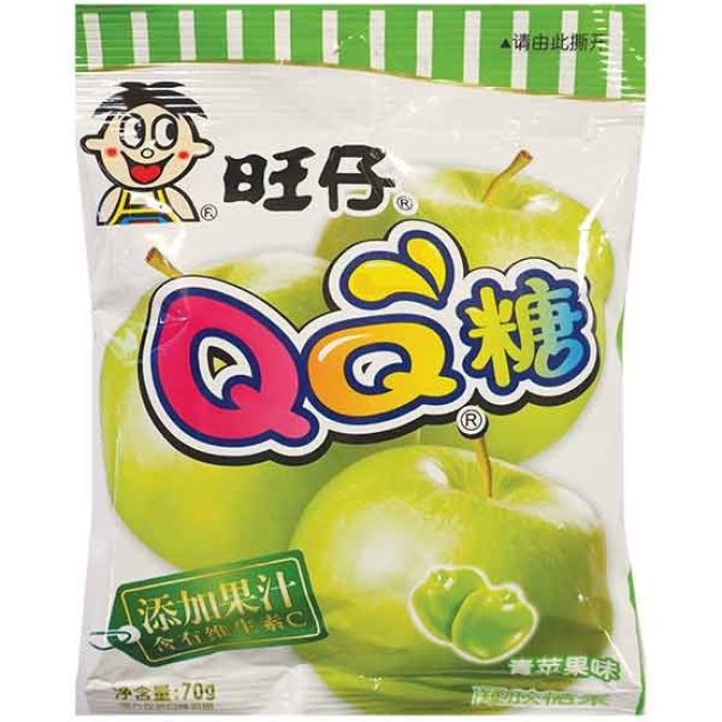 Hot Kid QQ Gummy Snoepjes Appel Smaak 70g