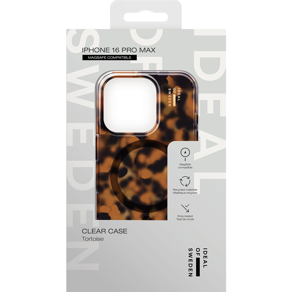 iPhone 16 Pro Max MagSafe Hardcase Hülle Clear Case Recycled (IDCLCMS-I2467P-518) - Tortoise
