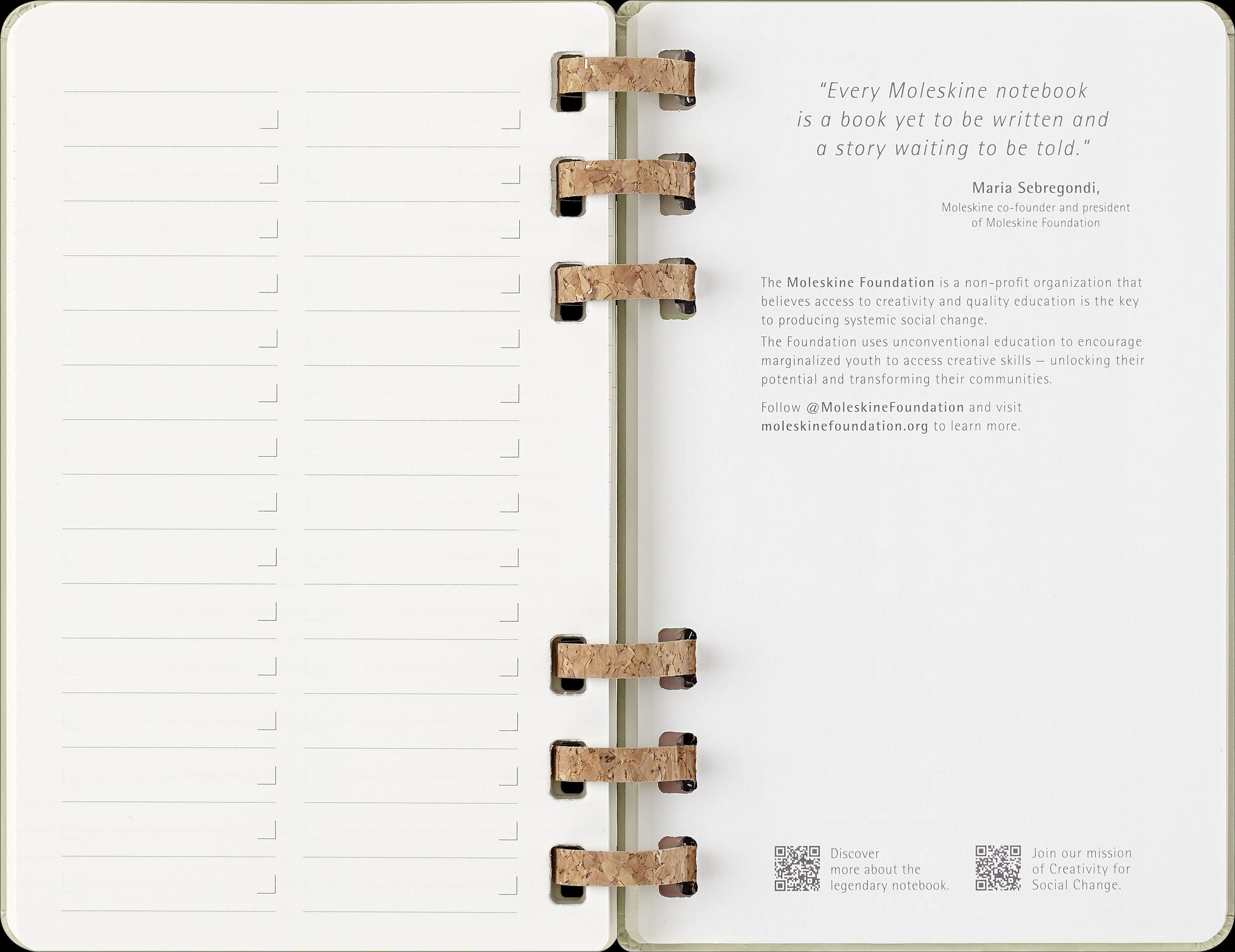 Moleskine 12 Monate Planer mit Spiralbindung, L/A5
