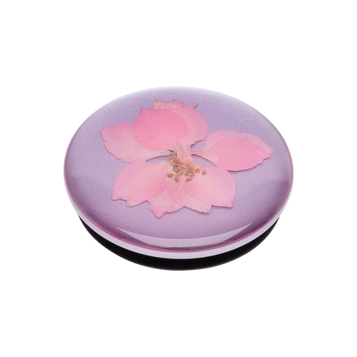 Popsockets Premium grep til mobile enheter (pressed flower delphinium)