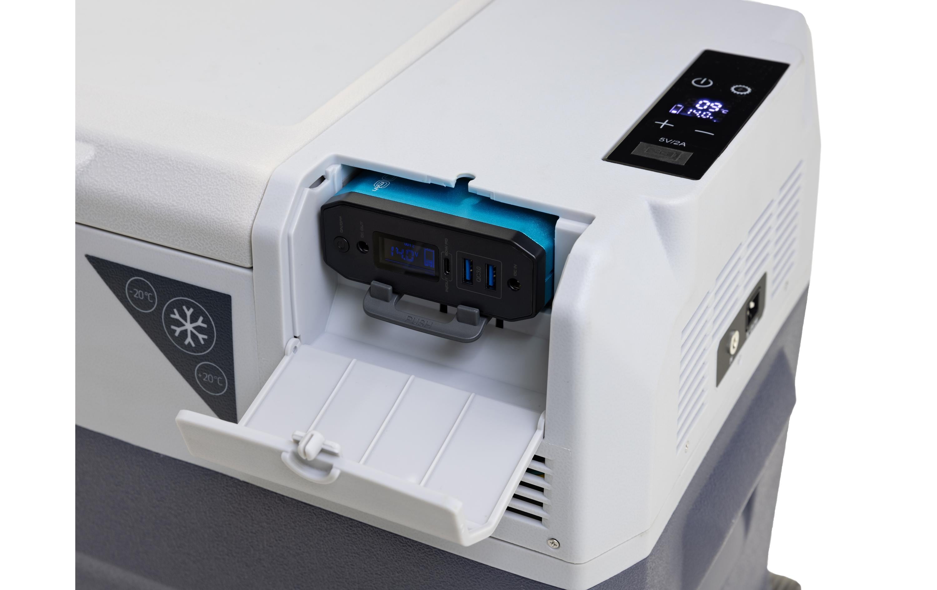 Kompressor-Kühlbox ACUX-R 30 mit Akku<br>Mobile Kühl- und Gefrierbox in einem