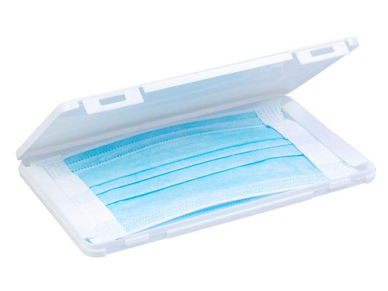 FTM Schutzhülle für Hygienemasken, 1 Stück Tragbare Maskenbox, Aufbewahrungsbox