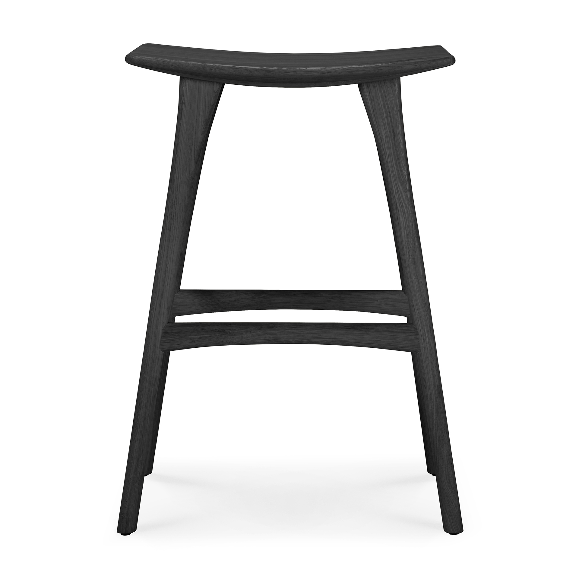 Osso bar kruk 80 - zwart eiken