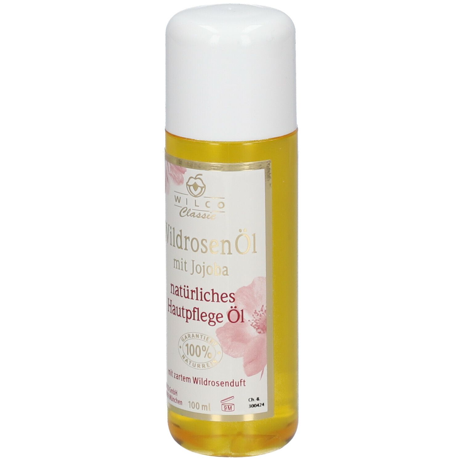Wilco Natur Wildrosen Öl Bio 100% naturrein mit Jojoba