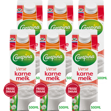 Campina Karnemelk 1 l Pak met punt