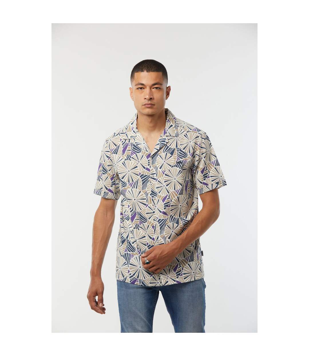 Chemise manches courtes coton relax DOSTY