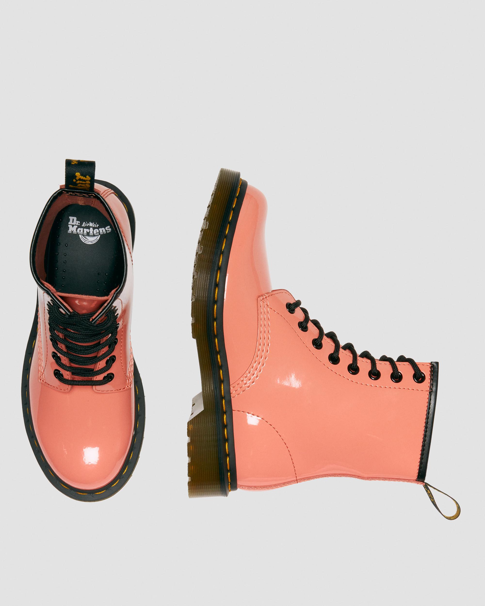 1460 Women's Patent Leather Lace Up Boots