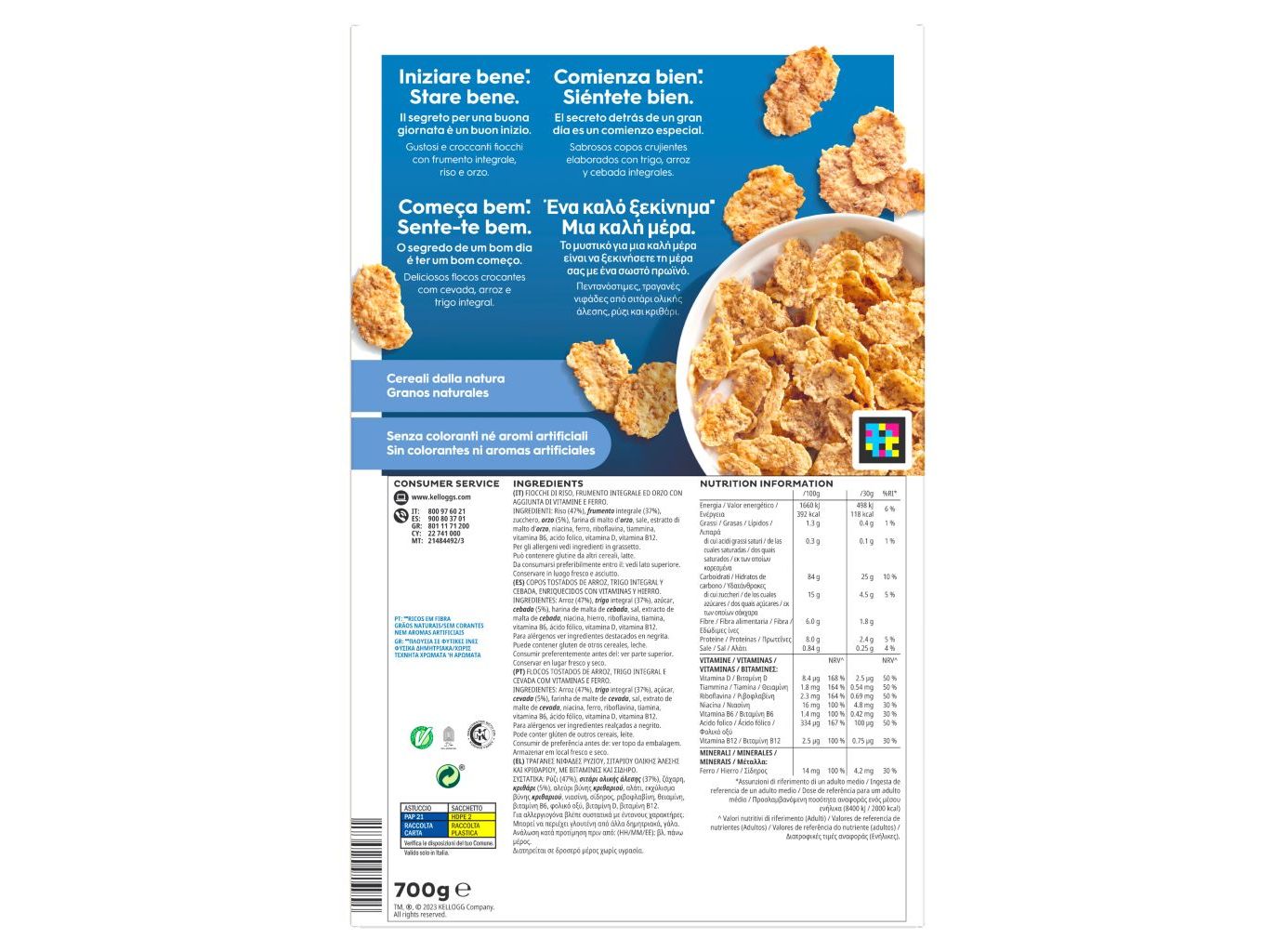 CEREAIS SPECIAL K KELLOGG'S CLASSICO 700G