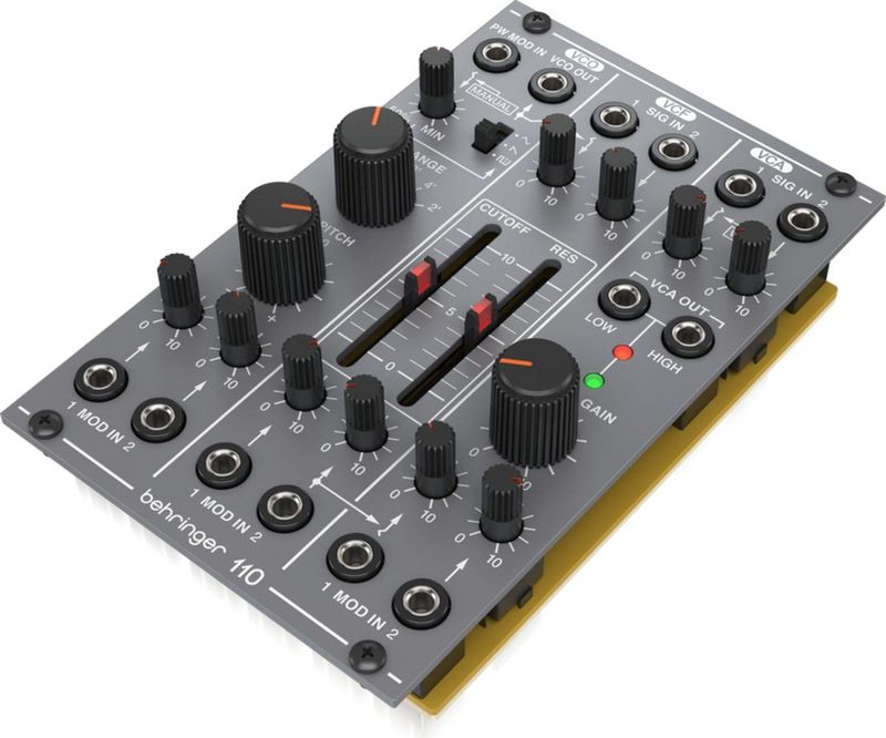 Synthesizer - VCO / VCF / VCA-module - Analoog - Eurorack - 110