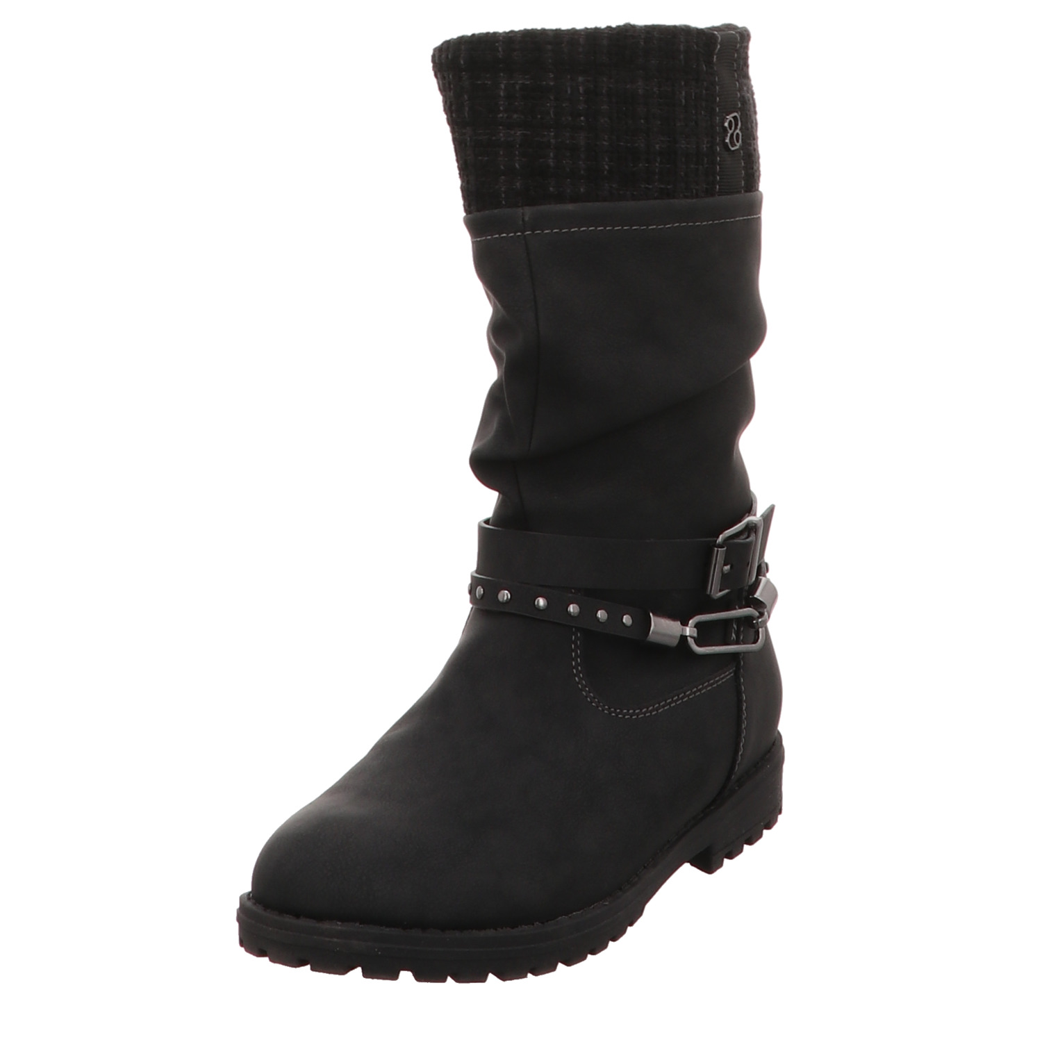 s.Oliver Schaftstiefel schwarz