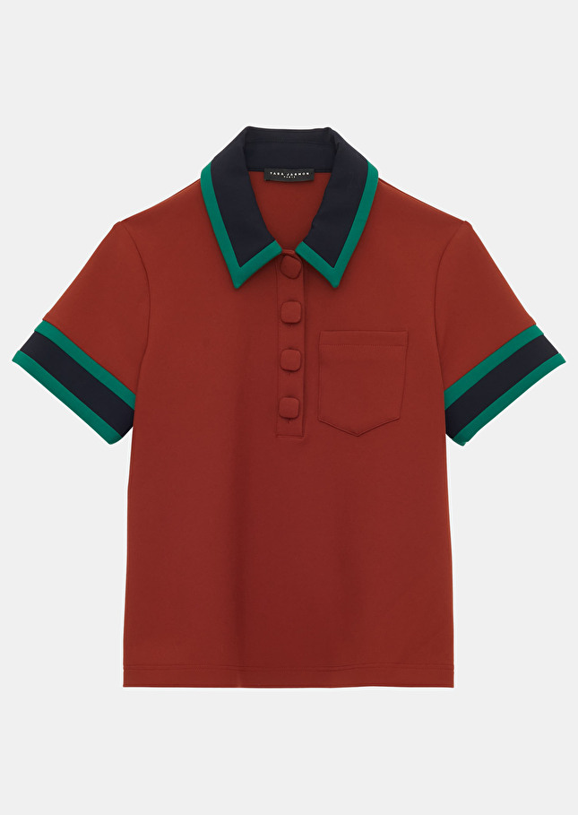 Top Tamiamarron en toile double